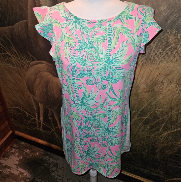 Lilly Pultizer Romper Shorts Dress 8 NWOT - Picture 12 of 13